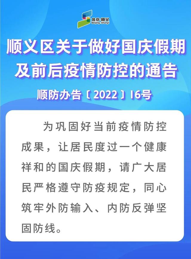 【北京:在顺义市民非必要不出顺义/顺义区非必要不出区】-第2张图片