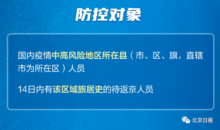 北京市对返京人员的通知.北京市对返京人员的要求最新规定-第1张图片