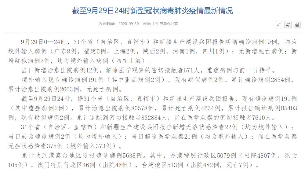 「31省份新增4例确诊均为境外输入」〃31省新增确诊12例 均为境外输入000-第1张图片